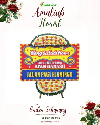 Bunga Papan Congratulation di Tampirkulon